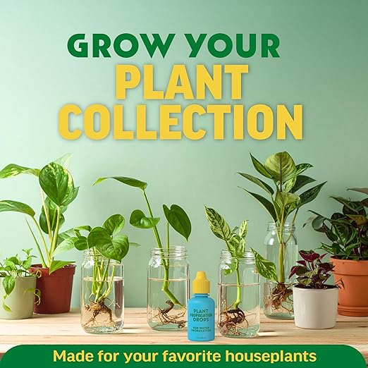 Rooting Drops for Plant Propagation | for Faster, Stronger Roots & Less Shock | Propagation Drops for Water, Soil, Moss, & More! Supports Plant Health During Repotting | for All Your Props & Cuttings