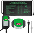 Seedling Heat Mat and Digital Thermostat Combo Set, MET-Certified Plants Heating Mat Warm Hydroponic,Germination, Indoor Gardening, Greenhouse