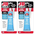J-B Weld 31310 Clear All-Purpose RTV Silicone Sealant and Adhesive - 3 oz. - 2-Pack