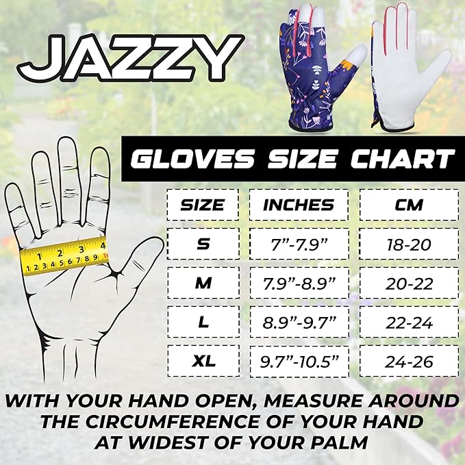 Jazzy Gardening Gloves Thorn Proof Safety Working Glove Leather Work Welding Gardening Glove for Men Women