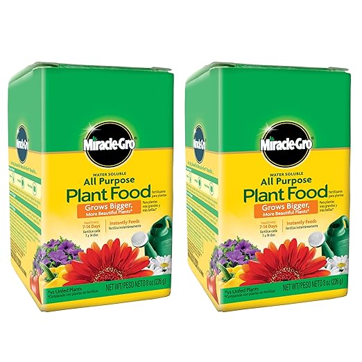 Miracle-Gro Water Soluble All Purpose Plant Food 8 oz., 2-Pack