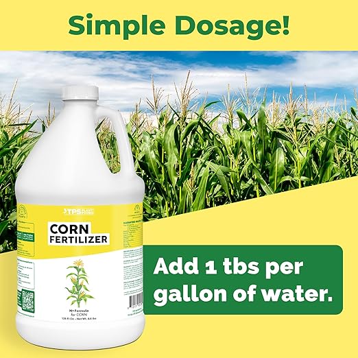 Corn Fertilizer – Liquid Plant Food for Bigger Ears, Strong Stalks & Healthy Kernel Development, 1 Gallon