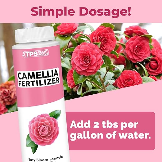 Camellia Fertilizer, Complete Liquid Camellia Plant Food, 8 oz (250mL)