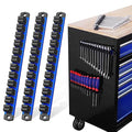 WORKPRO 3-Pack Magnetic Screwdriver Organizer and Wrench Organizer Set, Aluminum Rail Magnetic Tool Organizers, Tool Holder, Tool Box Organizers, 36-Slot Screwdriver & Wrench Holder (Tools Excluded)