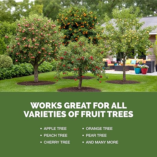 Fruit Tree Fertilizer – Liquid Plant Food for All Fruit Trees, Supports Heavy Blossoms, Bigger Harvests & Healthy Growth, 1 Gallon