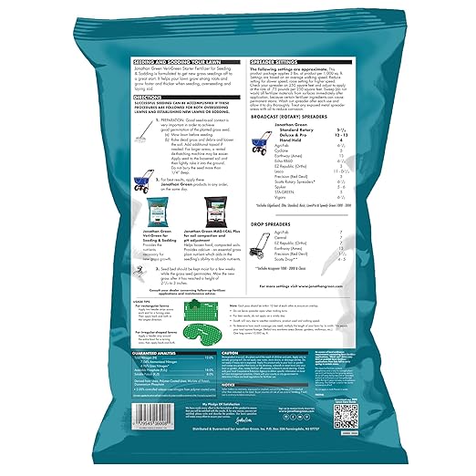 Jonathan Green (16008) Veri-Green Starter Fertilizer for Seeding & Sodding - 12-18-8 Starter Lawn Fertilizer (15,000 Sq. Ft.)