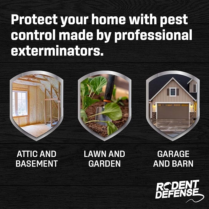 Exterminators Choice Small Animal Protection 2 Pack Rodent Repellent for Rodents, Rats Squirrels mice Nesting/Chewing-All Natural-Rats, Squirrels & Others…