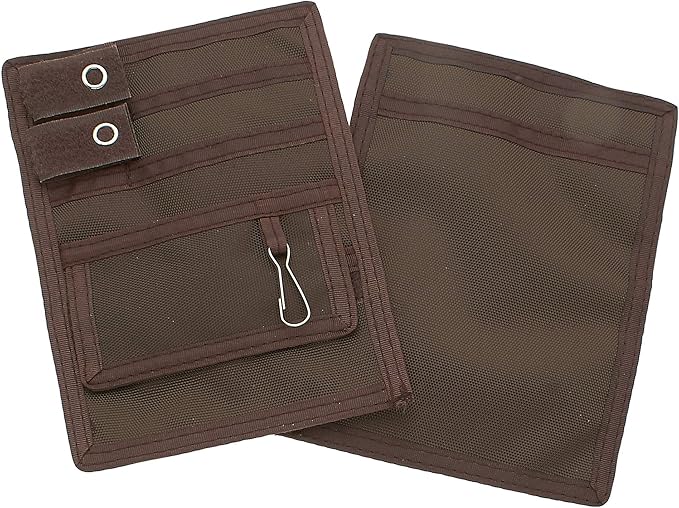 ASA TECHMED 4 Pockets Nurse Organizer Pouch for Accessories Medical Bag Tool Case, Easy-Clean Nylon