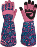 Long Gardening Garden Gloves,Thorn-proof&Puncture Resistance Rose Cactus Gauntlet Glove for Gardener,Gifts