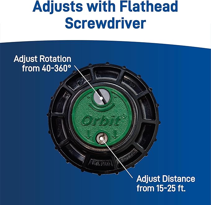 Orbit 55069 Saturn III Gear-Drive Rotor Water Sprinkler