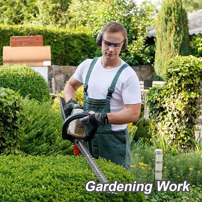 KAYGO Work Gloves For Men, KG125M Mechanic Utility Work Gloves for All Purpose, Excellent Grip, Heavy Duty, Improved Dexterity, Touch Screen,X-Large,3 Pair