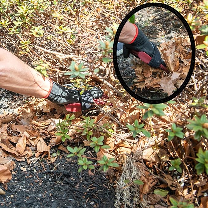 UpBloom - Garden Hand Cultivator Includes 2 Pairs of Spandex Gardening Gloves - ergonomically Designed to rake, dig, Weed, Plant, Aerate and Cultivate Vegetable and Flower beds (Large)