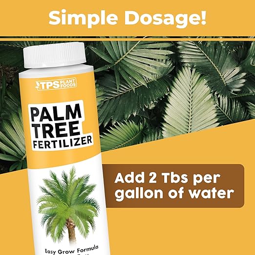 Palm Tree Fertilizer for All Palms and Ferns, Liquid Plant Food 8 oz (250mL)
