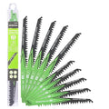 WORKPRO Wood Pruning Reciprocating Saw Blade Set, 6/9 Inch Pruner Saw Blades with 5TPI High Carbon Steel for Fast & Clean Pruning and Cutting Wet Wood, Organizer Case Included,10 Pieces
