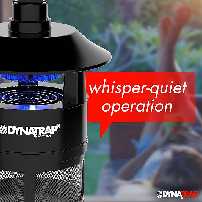DynaTrap DT160-TUNSR 1/4 Acre Mosquito Trap & Flying Insect Trap – Kills Mosquitoes, Flies, Gnats, Wasps, & Other Flying Insects – Mosquito Zapper & Bug Zapper Outdoor Alternative – Tungsten