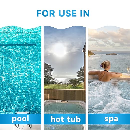 Phosphate Test Kit, Pool Phosphate Test Kit, 50 Counts Phosphate Test Strips for Hot Tub and Swimming Pool, Quick & Reliable Water Testing with Colorimetric Tube