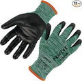 Ergodyne ProFlex 7002-ECO Work Glove, Recycled PU Coated Palms Gloves, Post Consumer Materials, 15 gauge, 12-Pack