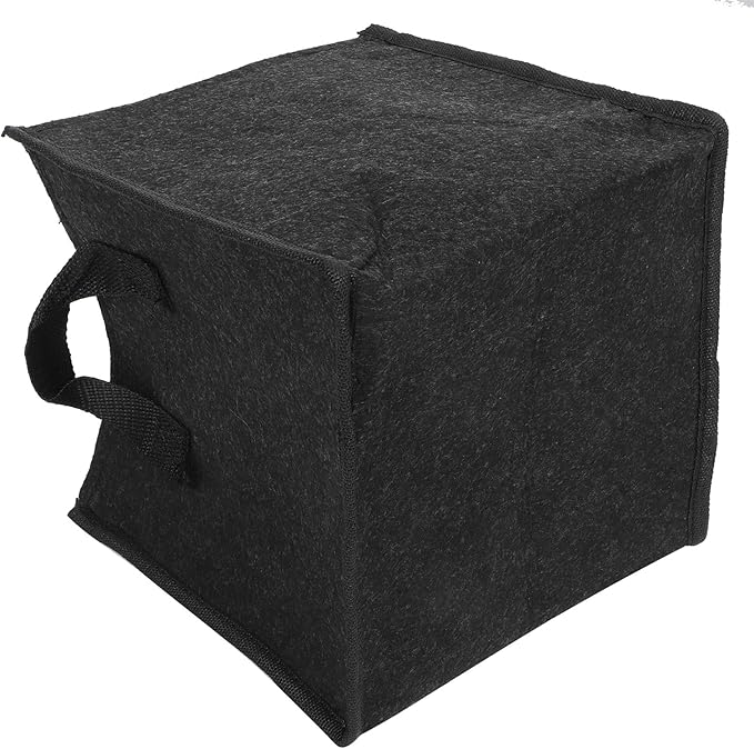 3Pcs Plant Growing Bag with Handles, Breathable Design Black Square Garden Vegetable Grow Container, Heavy Duty Fabric Raised Garden Bed, Thick Fabric Planting Pots for((3 gallons) 19.5*19.5*20)