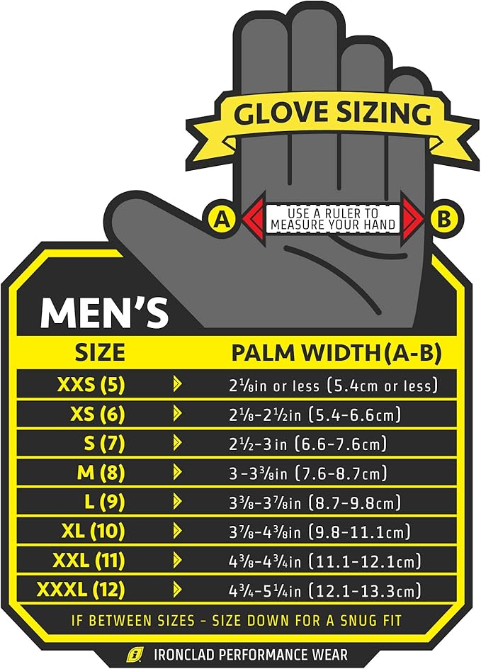 Ironclad EXO Pro Water Resistant; Work Gloves, (1 Pair), EXO2-MWR-06-XXL, Black/Grey