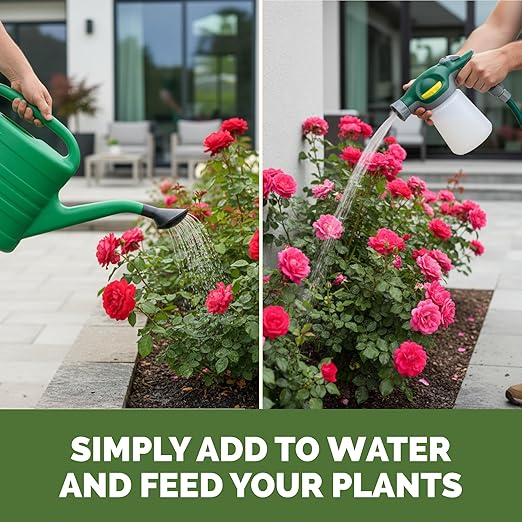Rose Fertilizer – Liquid Plant Food for More Blooms, Vibrant Color & Stronger Stems, 8 oz