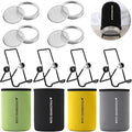 Sprouting Lids Growing Kit - 316 Stainless Steel Sprouting Lids for 86mm Wide Mouth Mason Jar with Stands & Blackout Sleeves - Organic Sprouts, Broccoli, Alfalfa Sprout Kit (Set of 4)