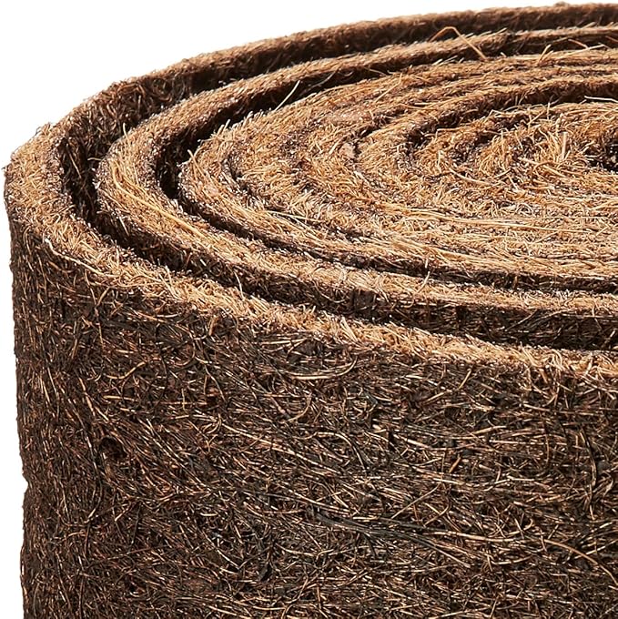 Bosmere Border Protection Edging Weed Mat, 10' x 9" Wide – Brown Landscape Fabric for Garden Beds, Pathways & Borders