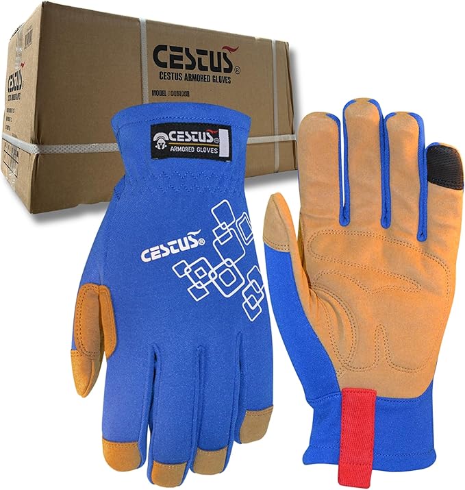 Cestus 6013, Blue Work Gloves (1,3,12,120 Pairs)
