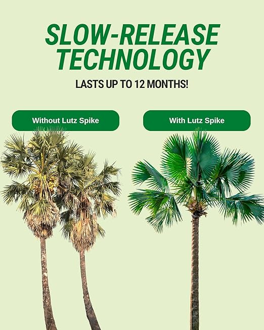 Magnesium Palm Tree Fertilizer Spikes, 40 Pack - Fertilizer Sticks & Plant Food Spikes for Palm Trees & Ferns - Contains 20% Sulfur, Magnesium, Nitrogen, and Essential Nutrients