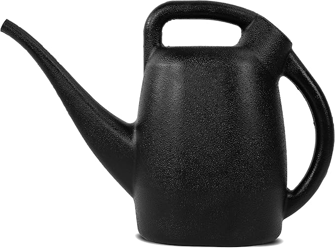 Chapin 48000 Watering Can, Garden, Indoor and Outdoor Plants, Recycled Plastic, Made in USA, Black, 0.5 Gallon (2.3 Liters)