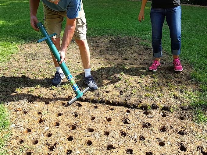 ProPlugger 5-IN-1 Lawn Tool and Garden Tool, Bulb Planter, Weeder, Sod Plugger, Annual Planter, Soil Test