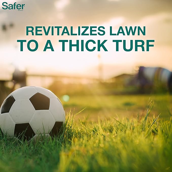 Safer Brand Lawn Restore Natural Lawn Fertilizer - 9335SR - Non-Burning Fertilizer - 9-0-2 NPK - Use for Healthy Grass - Covers up to 5,000 Sq Ft