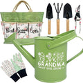 Gifts for Grandma, Grandma Birthday Gifts from Grandkids Garden Kit Floral Gardening Tools and Durable Garden Tools Organizer Tote, Ideal Gardening Gift for Women