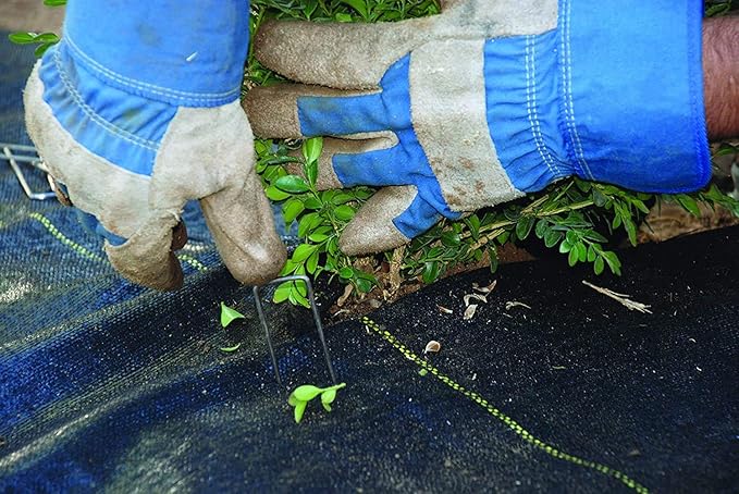 Dewitt 3-Pack Pro-5 Weed Barrier Fabric 5 oz, 6 x 250 Feet – Heavy-Duty Woven Landscape Ground Cover Mat for Raised Garden Bed, Greenhouse Gardening, Outdoor Landscaping, and Commercial Planting