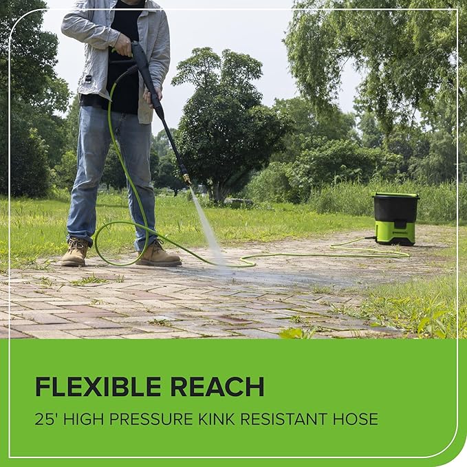 Greenworks 25ft Green HIgh-Pressure Hose