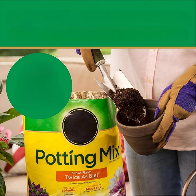 25 qt All Purpose Potting Mix, Lightweight Garden Soil for Indoor Outdoor Potted Plants, Flowers, Shrubs, Great for Houseplants and Landscape Gardening