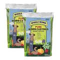 100% Pure Organic Mineral-Dense Worm Castings Fertilizer, 30lbs - Improves Soil Fertility and Aeration for Growing Better Houseplants, Vegetables, and More, Pack of 2