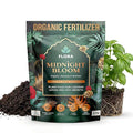 Flora Midnight Bloom Organic Seaweed Fertilizer Powder – 200g | Bio-Organic Plant Food for Indoor & Outdoor Plants | Fast Root Growth & Leaf Boost | Feeds at Night | 35+ Waterings