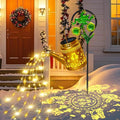 Mothers Day Gifts, Solar Lanterns Outdoor Garden Decor, Mothers Day Gifts for Women Mom Grandma Birthday, Large Frog Hanging Watering Can with Shepherd Hook, Waterproof Garden Lights for Outdoor Yard