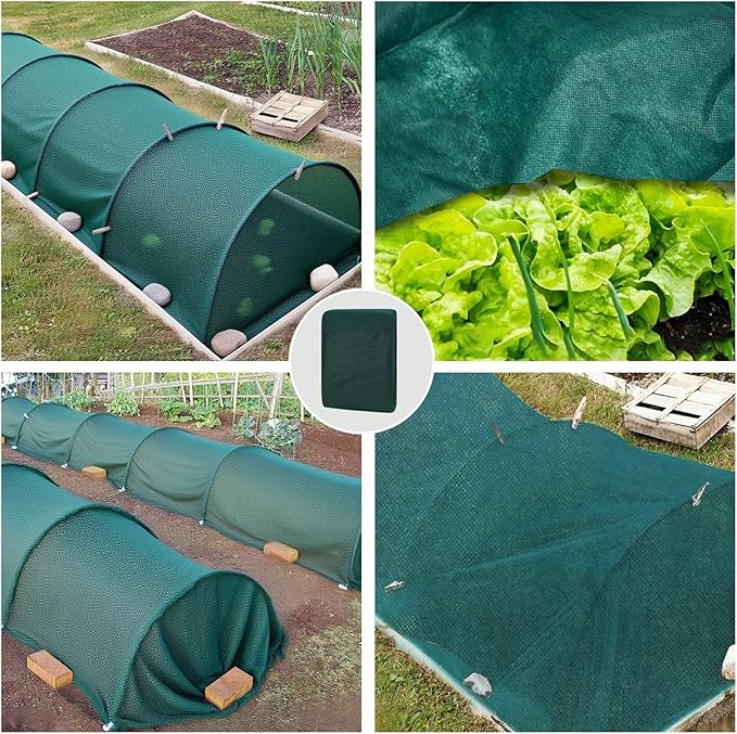 Plant Covers Freeze Protection 10 x 30 FT 1.2oz/yd² Frost Cloth Blankets for Outdoor Plants in Winter, Floating Row Cover for Vegetable Garden