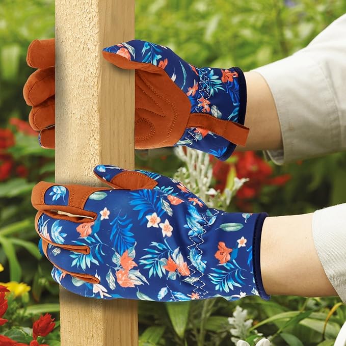 Gardening Gloves, Breathable Polyester Fiber Garden Gloves