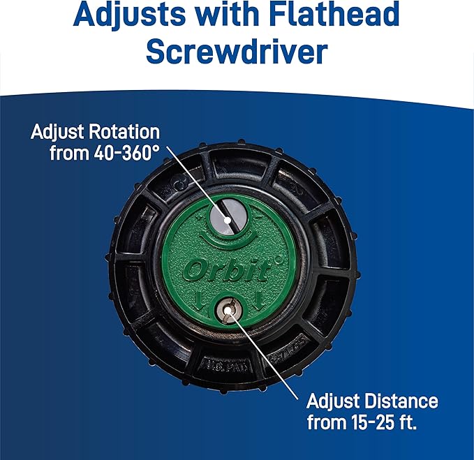 Orbit 55469 Saturn III Gear-Drive Rotor Water Sprinkler (Pack of 24)