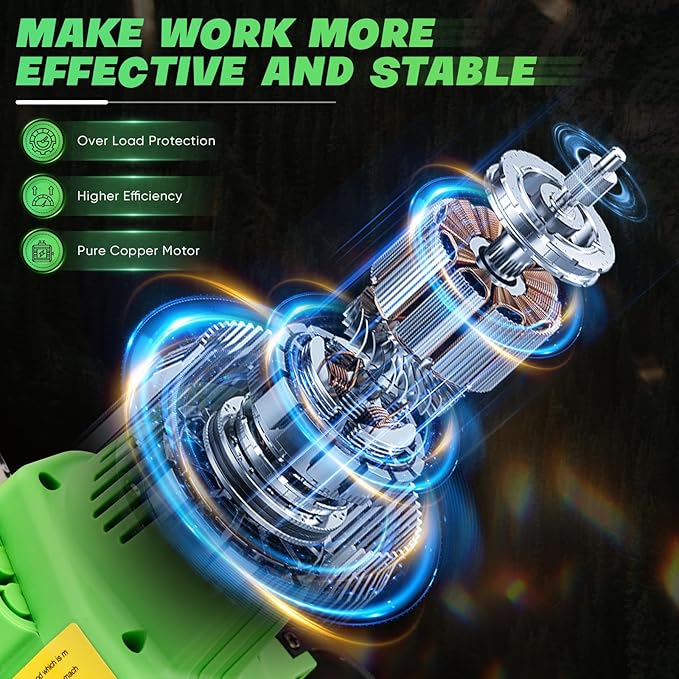 Saker Mini Chainsaw|6 Inch Chainsaw[2025 Upgraded]|Mini Cordless Electric Chain Saw|Small Handheld Portable Chainsaw Battery Powered Chain Saw for Tree Trimmer and Garden,Valentine's Day Gifts for Men