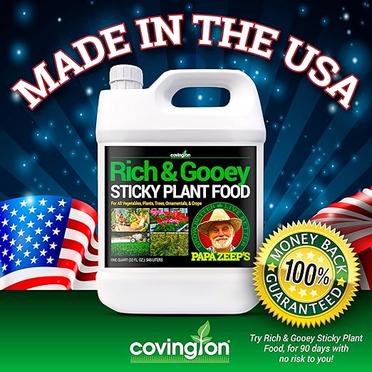 Liquid Big Bloom Fertilizer Plant Food, All-Purpose Liquid Plant Food Concentrate for BRIX Level Support, Flower Fertilizer Bloom Booster Great for All Plant Types, Fruits, Vegetables, Flowers, 32 Oz.