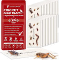 LULUCATCH Cricket & Insect Glue Traps 24 Pack, Adhesive Bug Catcher, Pre-Baited Spider Scorpion Trap, Non-Toxic Glue Boards Indoor for Home Catching Bugs, Mice & Rodents, Pet Safe Pest Control
