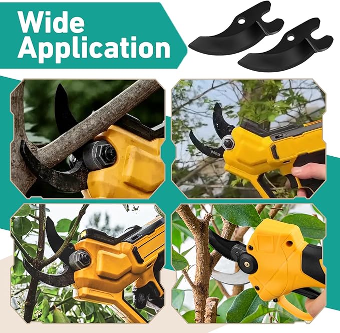 2Pcs N920015 Replacement Pruning Shear Blade for DeWalt 20V MAX Cordless Pruning Shear Saw Blade Replace DCPR320B, DCPR320D1, DCPR320D1&2727-20