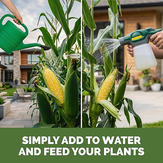 Sweet Corn Fertilizer – Liquid Plant Food for Bigger Ears, Vigorous Stalk Growth & Stronger Root Development, 1 Gallon