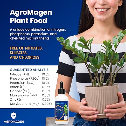 Plant Food with Essential Nutrients & Chelated Micronutrients, Liquid Fertilizer (4 fl.oz.) (Dracaena)