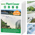 10 FT x 66 FT Plant Covers for Frost & Sun Protection, Thick 1.2 oz/yd² Frost Cloths Blankets to Extreme Low -4 °F Temperatures, Reusable Floating Row Covers for Outdoor Garden Vegetables Seedlings