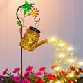 Mothers Day Gifts, Hummingbird Solar Lanterns Garden Decor, Outdoor Waterproof Watering Can with Shepherd Hook, Solar Garden Decor for Yard Outdoor Pathway, Gifts for Women Mom Grandma Birthday