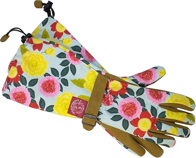 Womanswork Heirloom Garden Arm Saver Gloves, Medium